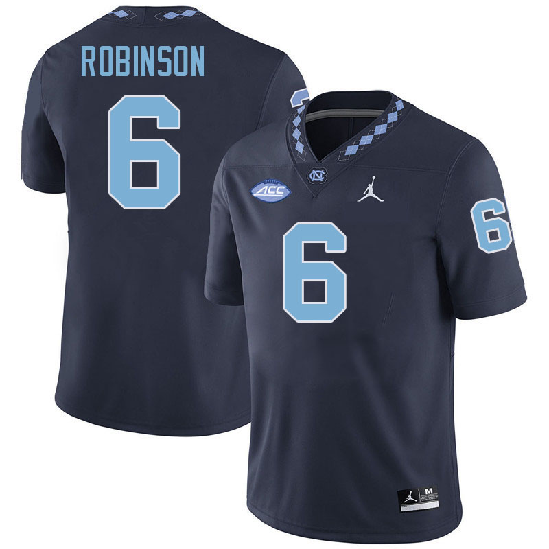 #6 D'Antre Robinson North Carolina Tar Heels College Football Jersey Stitched-Navy #6 D'Antre Robinson North Carolina Tar Heels College Football Jersey Stitched-Navy